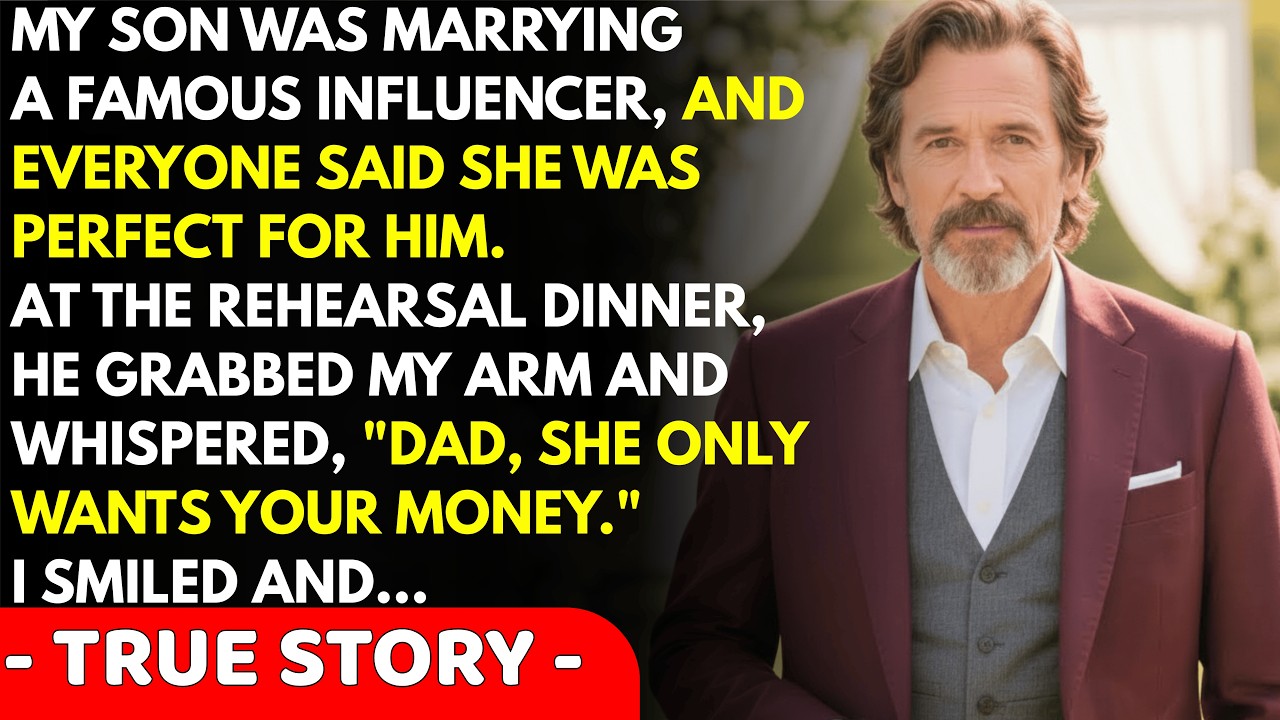 At The Rehearsal Dinner, My Son Grabbed My Arm And Whispered, 