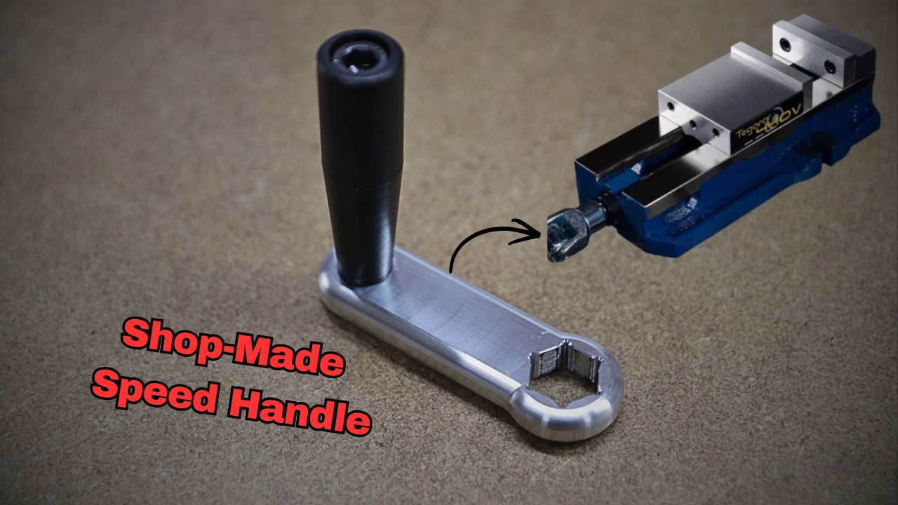 I Built a Speed Handle for My Mill Vise — Huge Time Saver