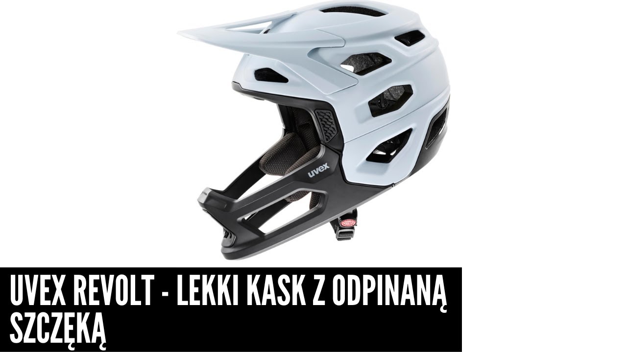 Uvex Revolt - nowa generacja kask&oacute;w enduro/trail z odpinaną szczęką