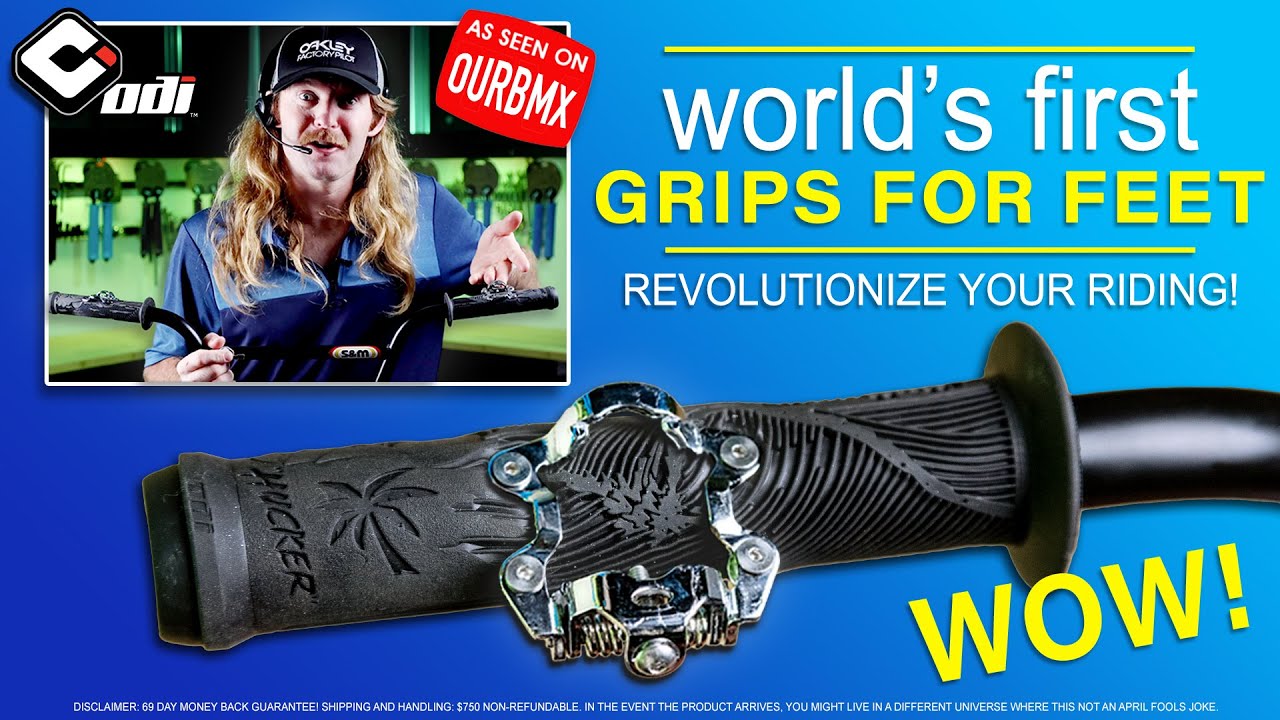BMX Product Innovation! - The World's First Grips For Feet