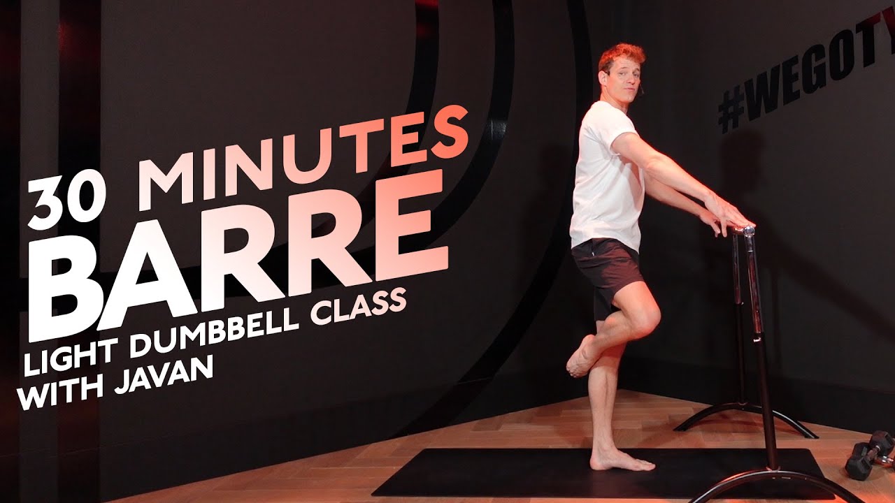 30 MIN | FULL BODY BARRE CLASS WITH LIGHT DUMBBELLS