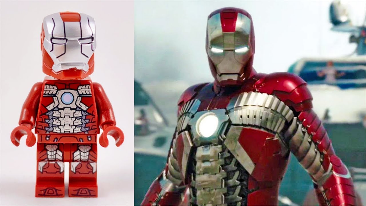 All LEGO IRON Man Minifigure Suits VS Movie SUITS
