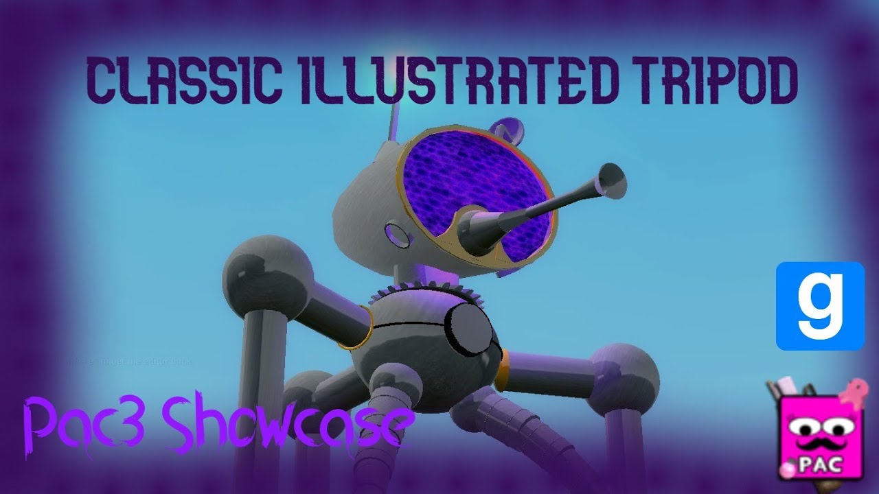 Classic illustrated tripod (Pac3 Showcase)