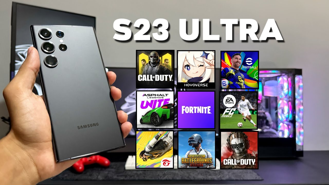 GALAXY S23 ULTRA- TESTE DE JOGOS PESADOS