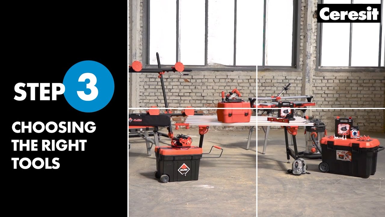 Tools | Large Format Tiles Installation | Step 3 of 8