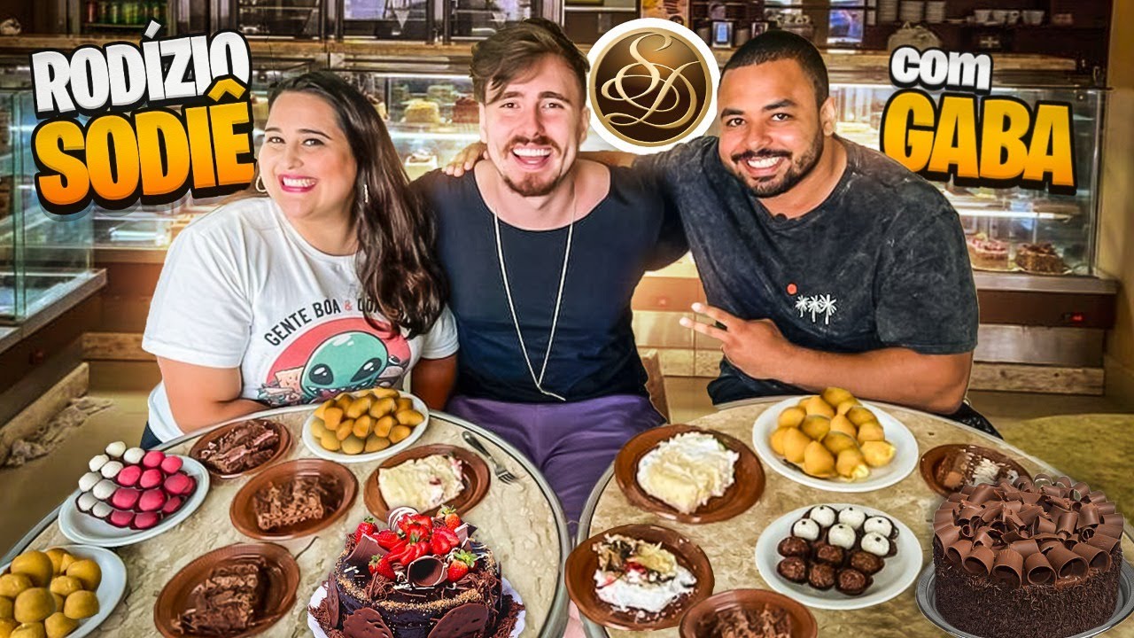 RODÍZIO DE FESTA NA SODIÊ COM O GABA | BOLO, SALGADOS E DOCINHOS TUDO A VONTADE
