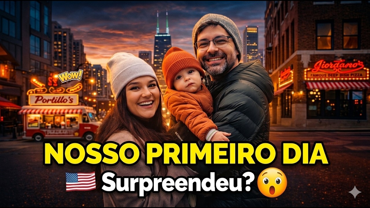 CHICAGO EM FAMÍLIA: COMIDAS, vistas e MUITO FRIO! ❄️🍕