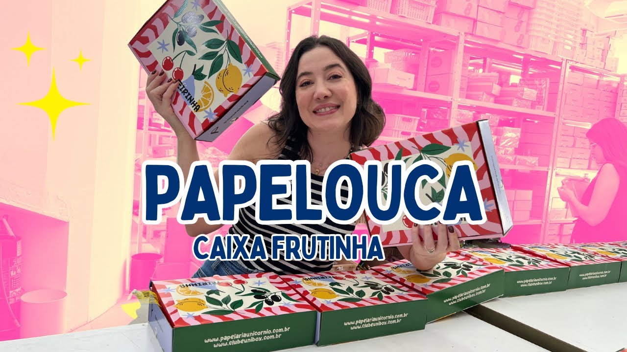 📦 Montando as caixas do plano Papelouca do Clube Unibox 💕 tema Feirinha do Uni | Papelaria Unicórnio