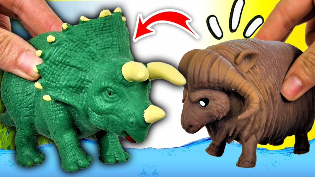 TRICERATOPS GIGANTE, DILOPHOSAURIO, BUEY ALMIZCLERO | DINOSAURIOS GIGANTES | ¡INCREIBLE!