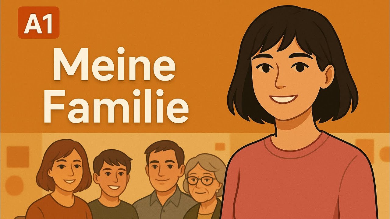 #2 🧑‍🧑‍🧒‍🧒 A1 Deutsch Podcast – Meine Familie 🇩🇪