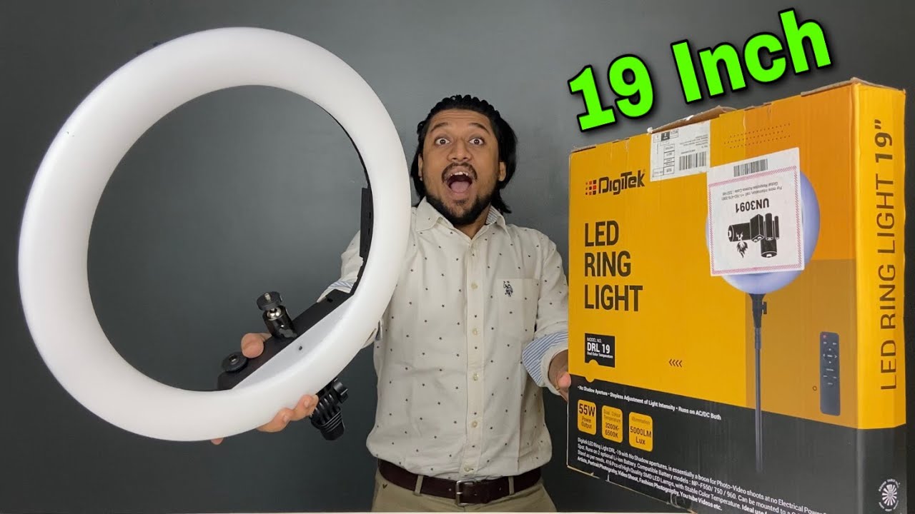 Digitek Ring Light 19 Inch Unboxing