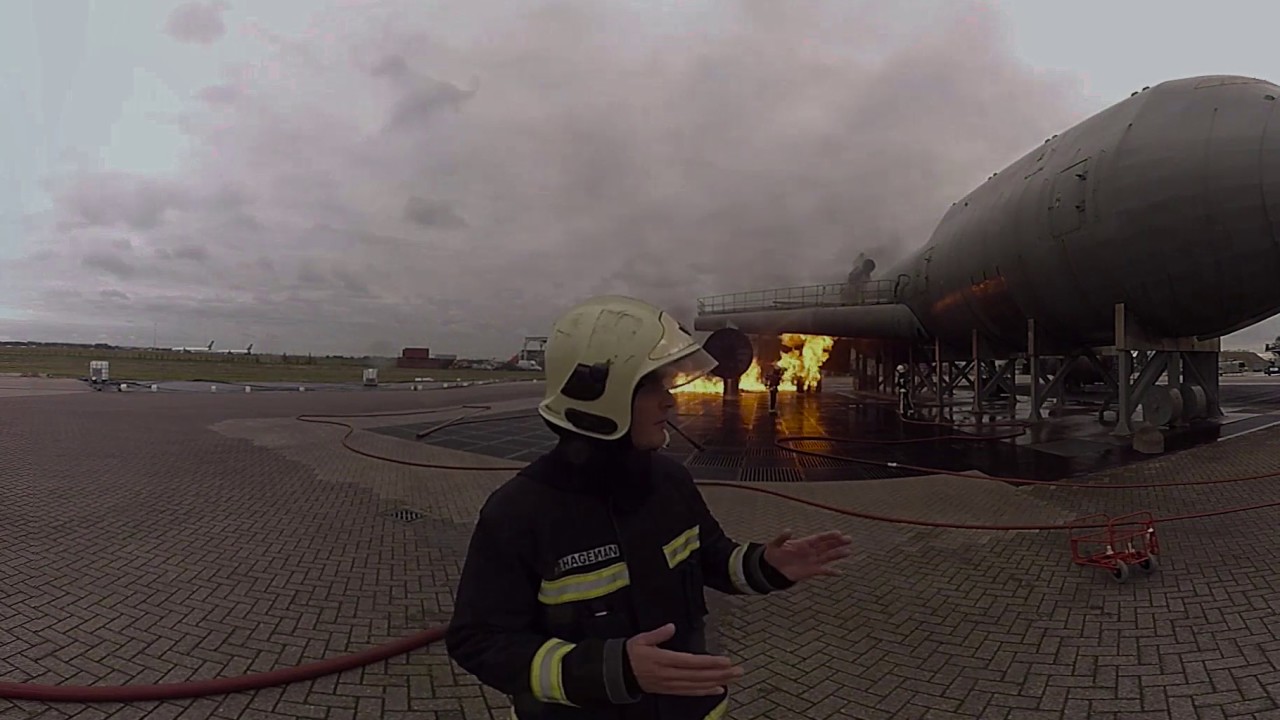 VR-video brandweer Schiphol