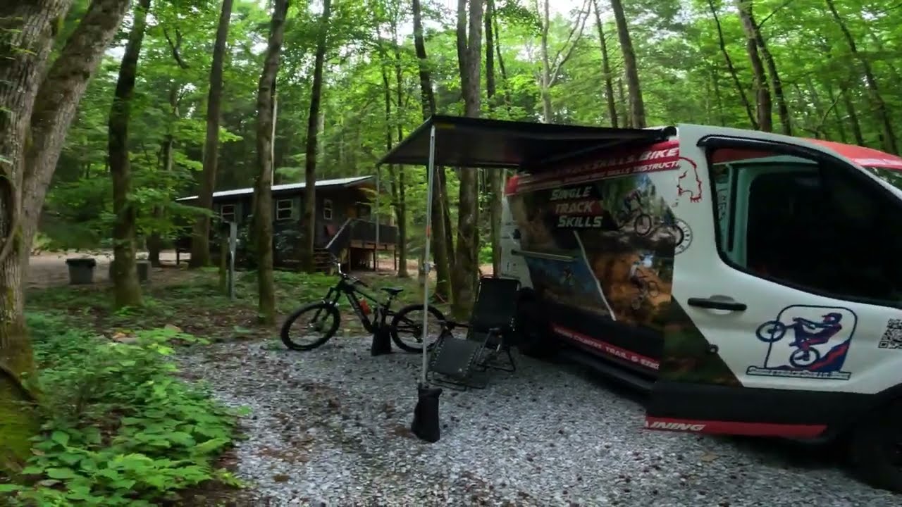 Testing the Santa Cruz Bullit at @MulberryGapAdvBasecamp 