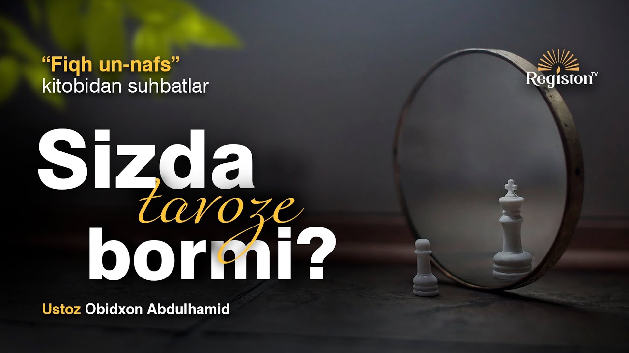 Sizda tavoze bormi? | @REGISTONTV  @ObidSobitxon
