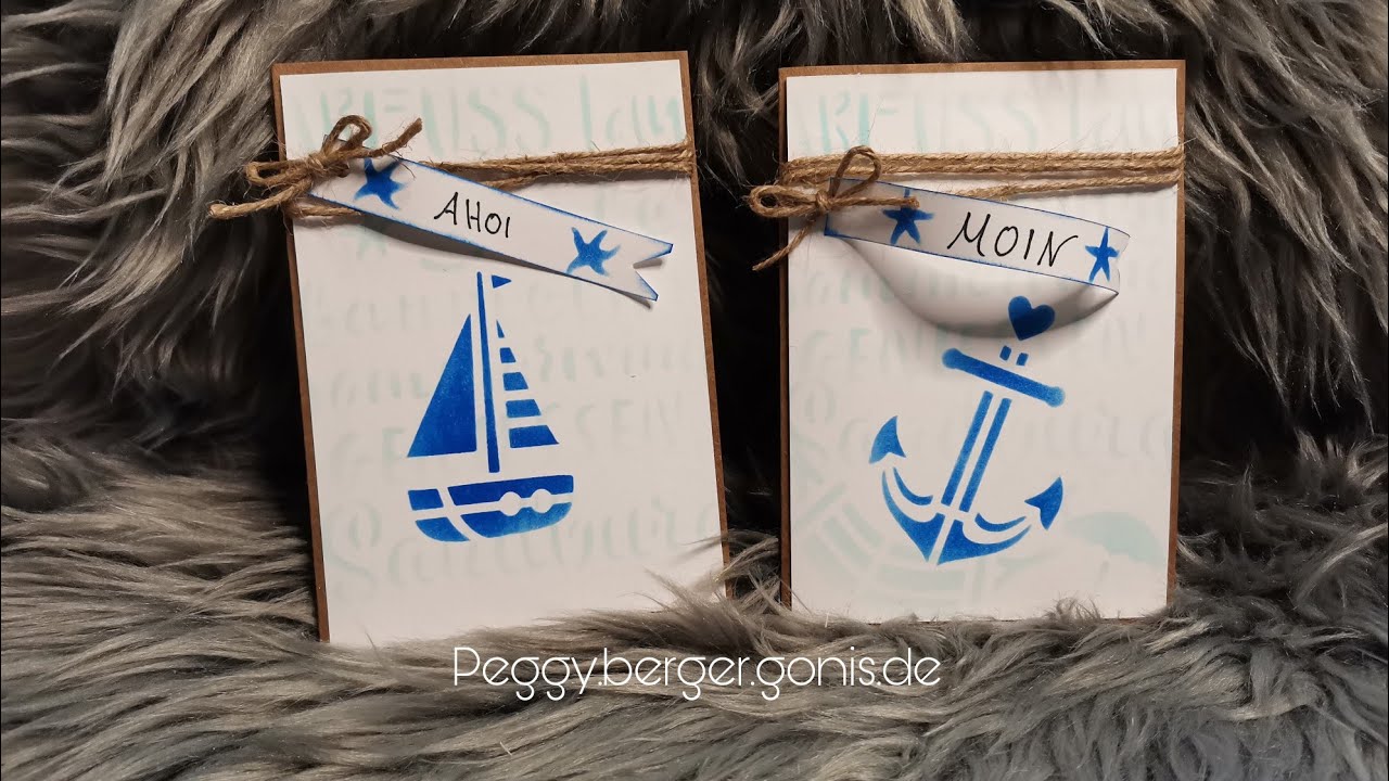 Maritime Karten mit GONIS InkPads