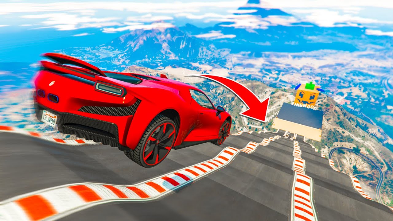 The LUCKIEST MEGA RAMP JUMPS In GTA 5!