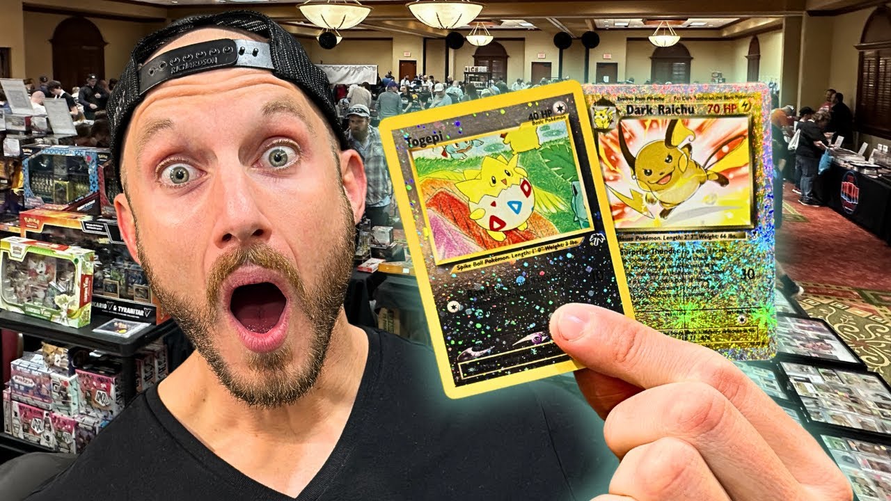 Buying Rare Vintage Pokemon Cards from Vendors!