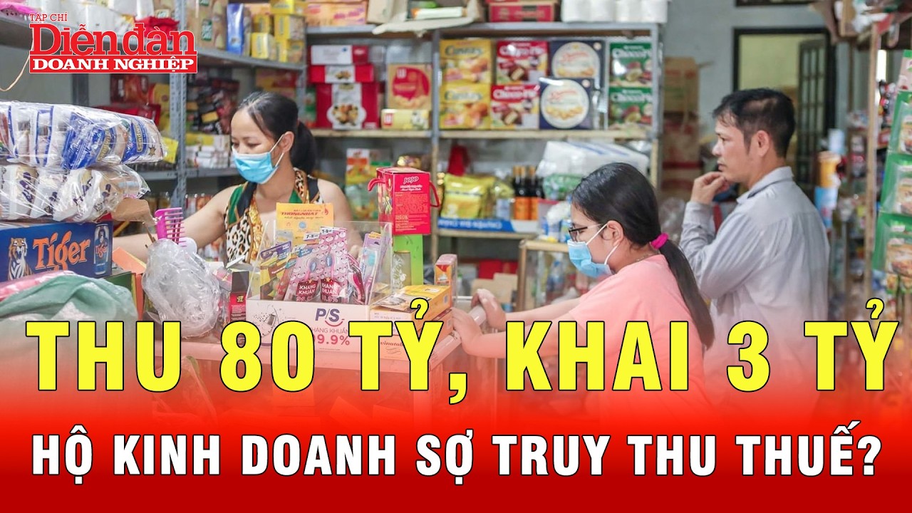 Nỗi sợ truy thu đang khiến hộ kinh doanh phải gian dối? | Tin tức 24h