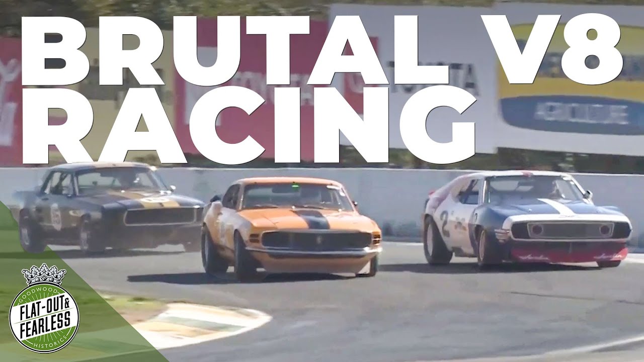Incredible sliding three-way Trans-Am fight to the finish