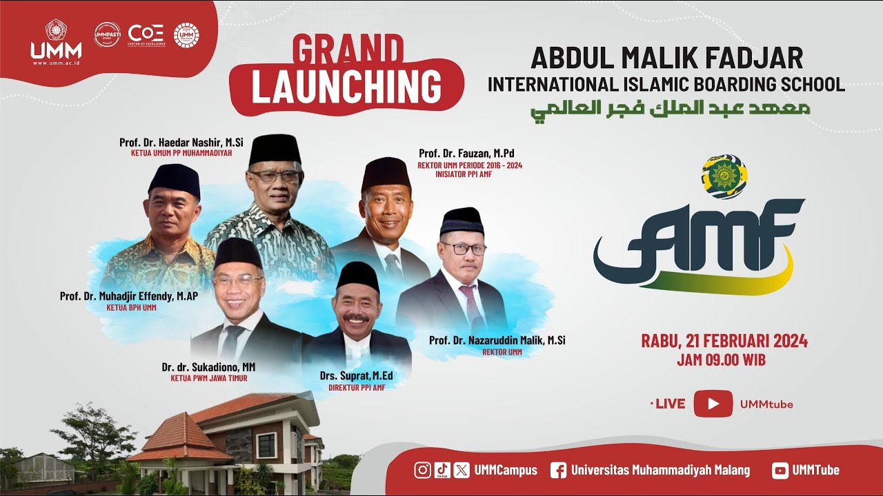 LAUNCHING PONDOK PESANTREN ABDUL MALIK FAJAR (INTERNATIONAL ISLAMIC BOARDING SCHOOL)