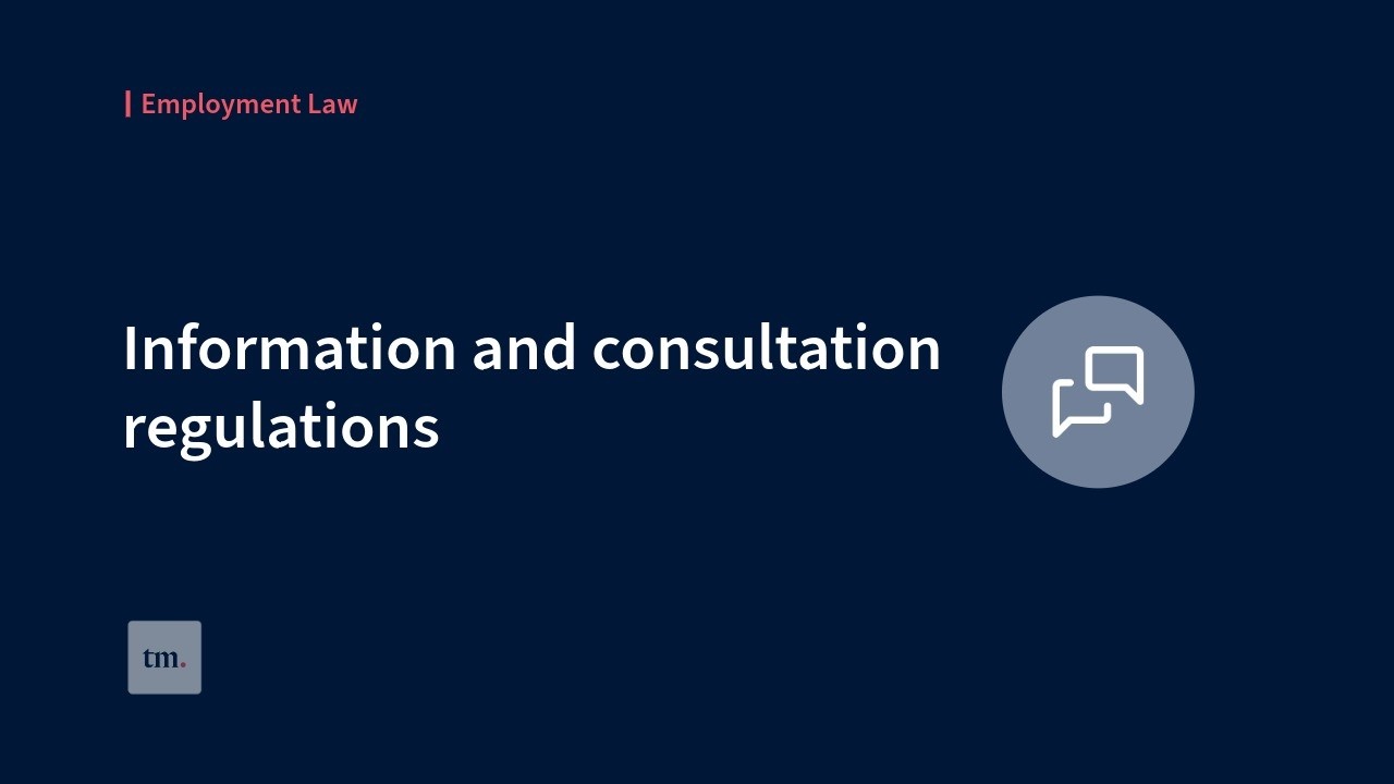 Information and consultation regulations - what employers need to know