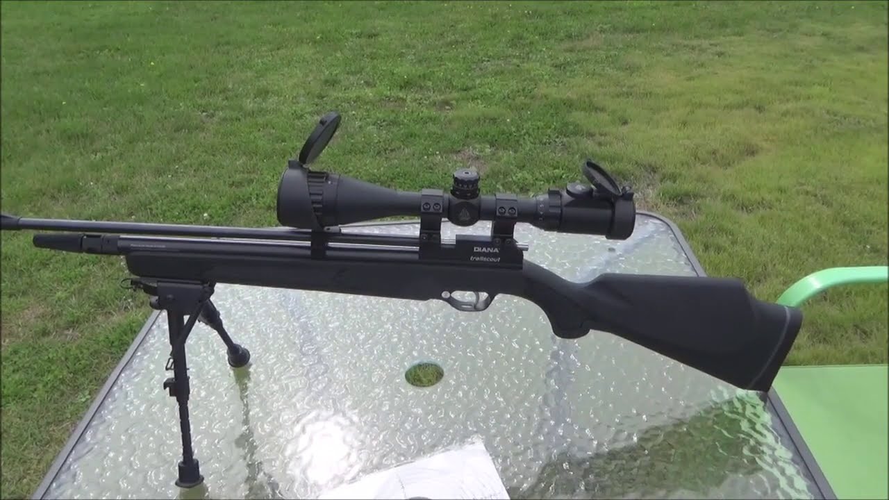 Diana Trailscout .22 Cal Air Rifle  Accuracy Test At 10 Meters