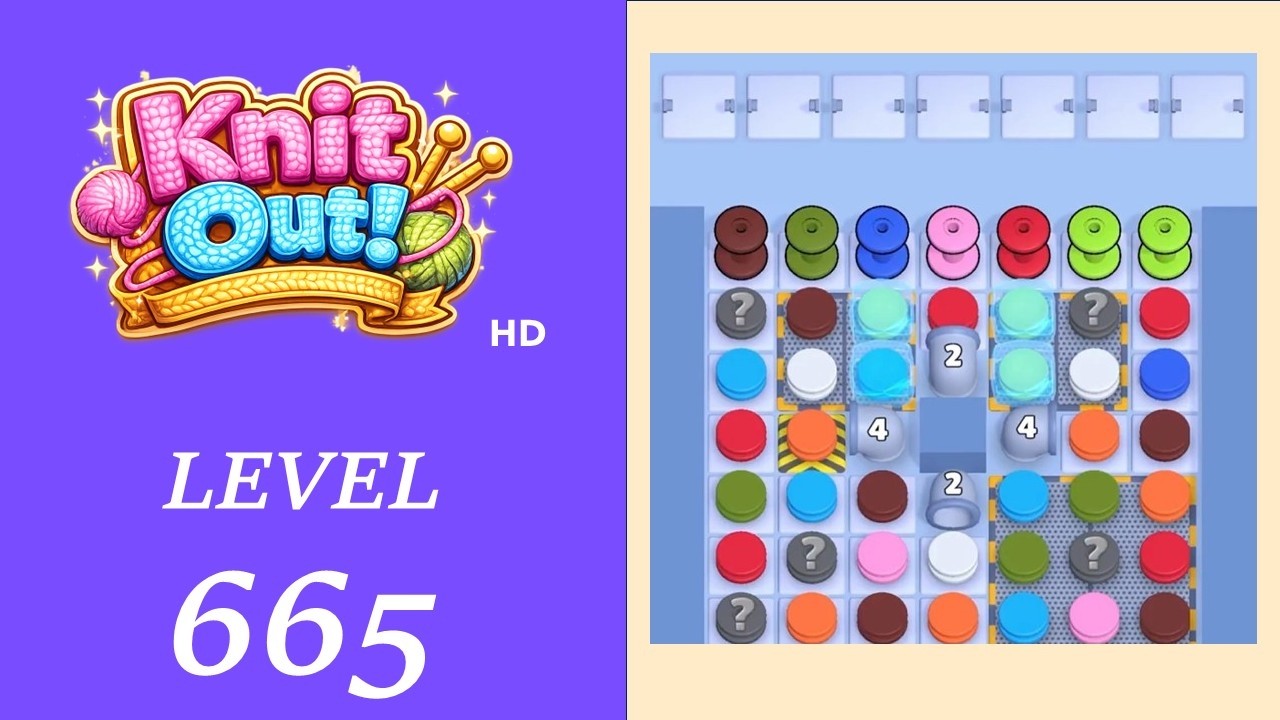 Knit Out - Level 665 Solution Walkthrough | No Boosters used