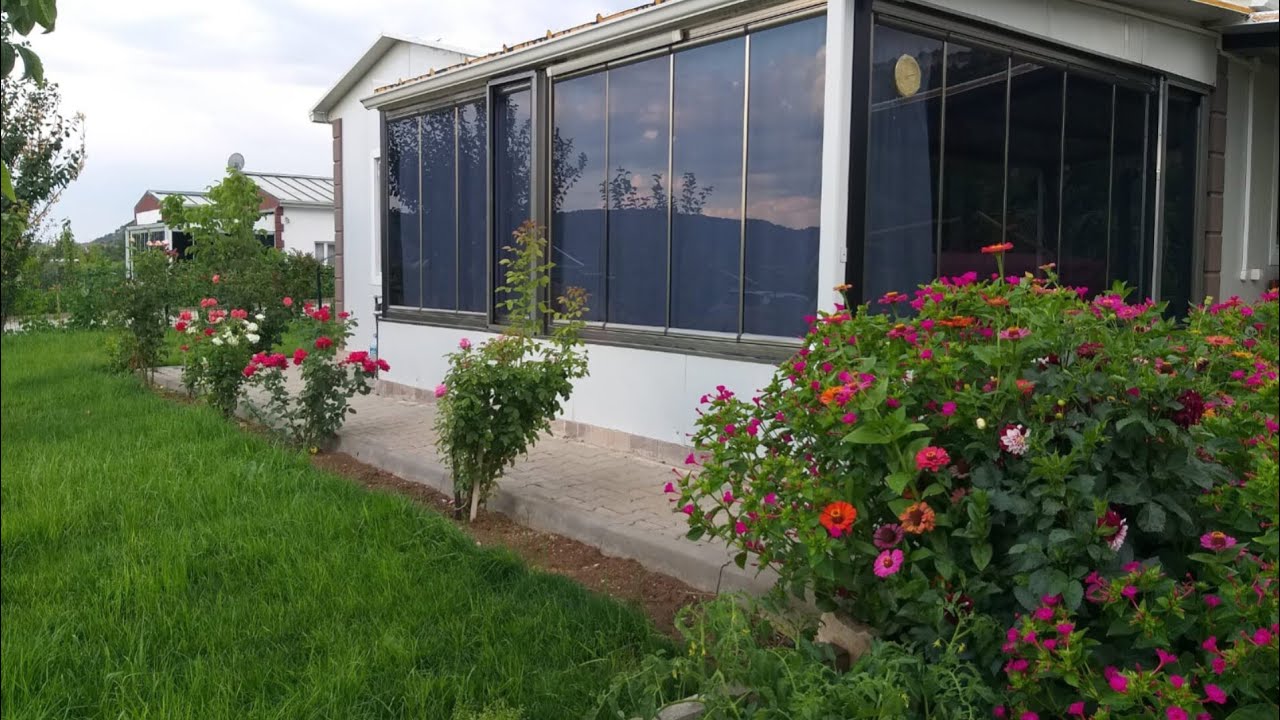 HOBİ BAHÇEMİZDE  EV TURU  PREFABRİK KUTU GİBİ ŞİRİN MÜTEVAZİ 🏡