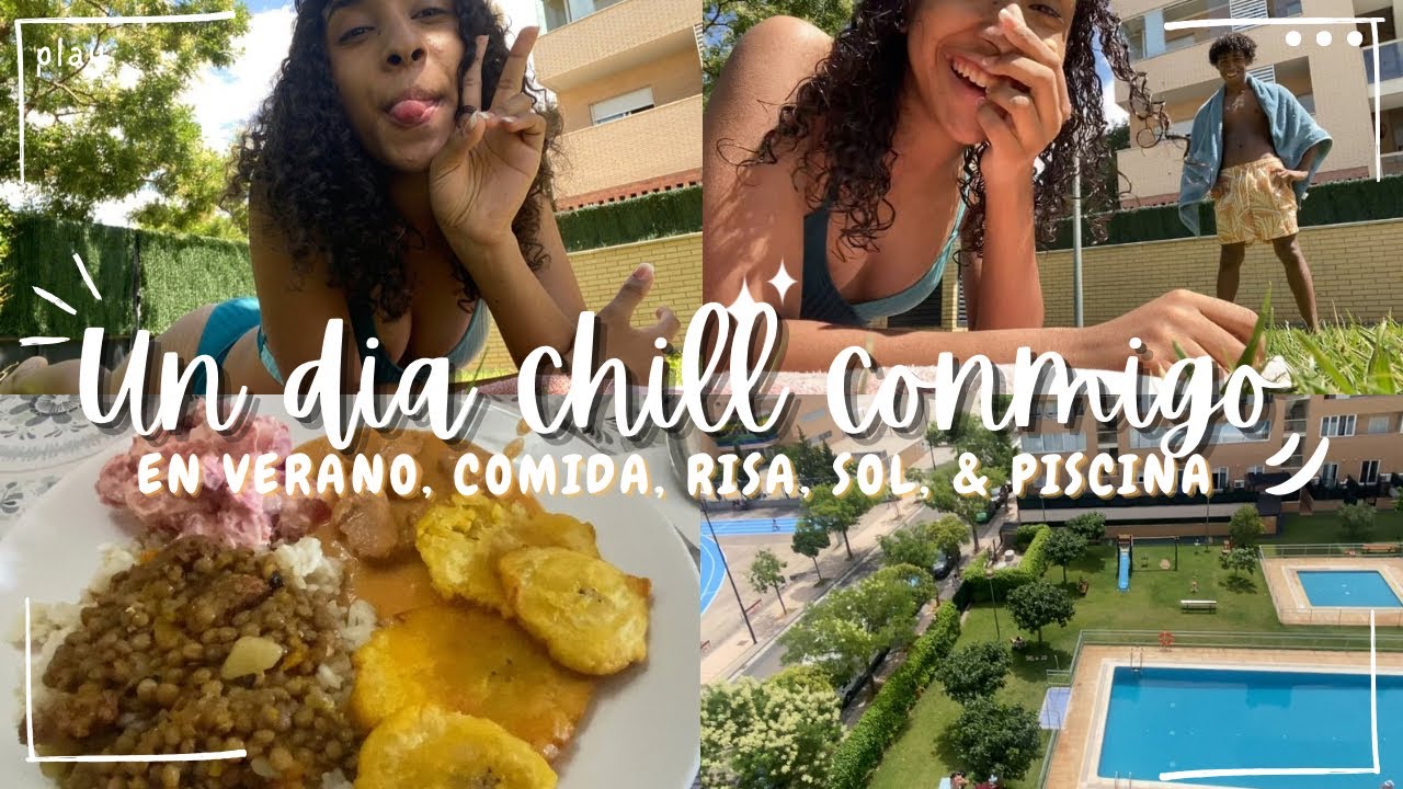 UN DIA CHILL EN VERANO CONMIGO | 📸✨ | COMIDA, RISA, FAMILY, SOL & PISCINA ☀️🌊👙