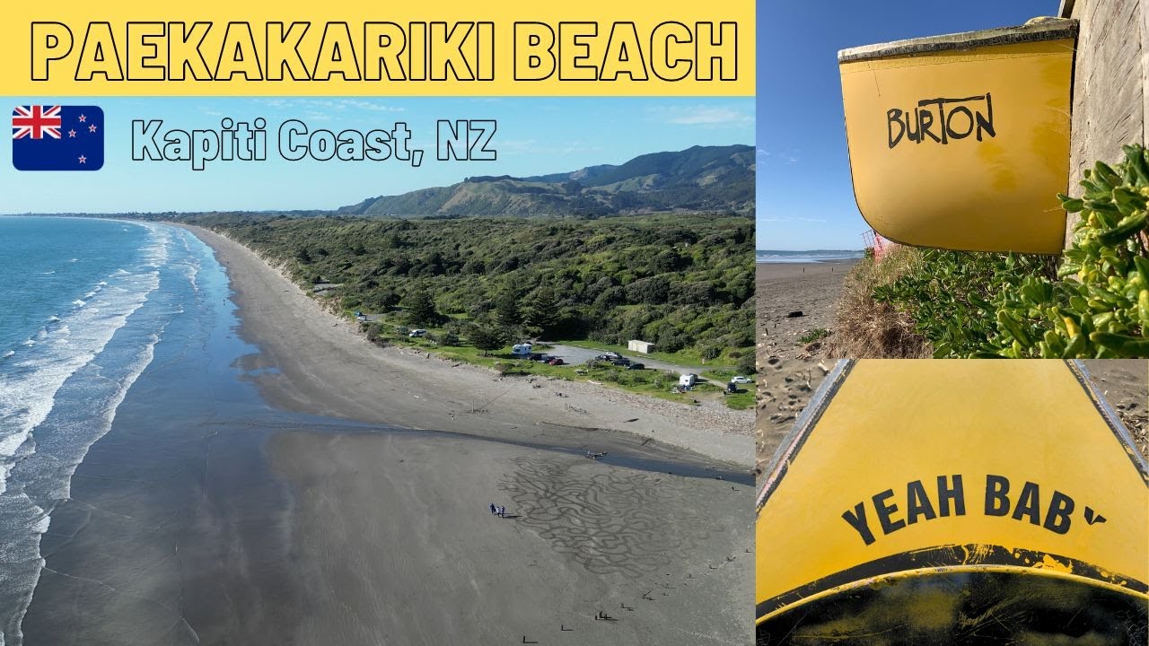 Paekakariki Beach | Kapiti Coast, New Zealand | Drone Footage | Sep 2023