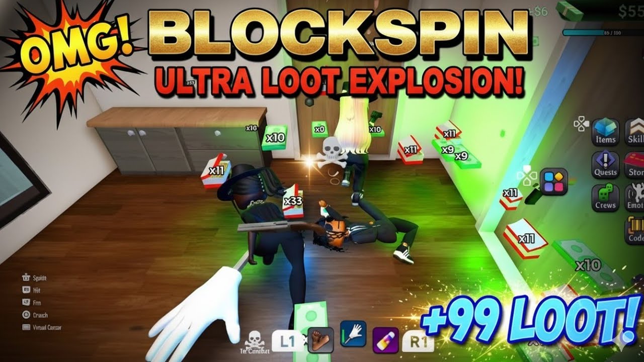 I GO CRAZY WITH SLAPPER ✋WE PLAY WITH SUPPORTERS 😅 BLOCKSPIN 