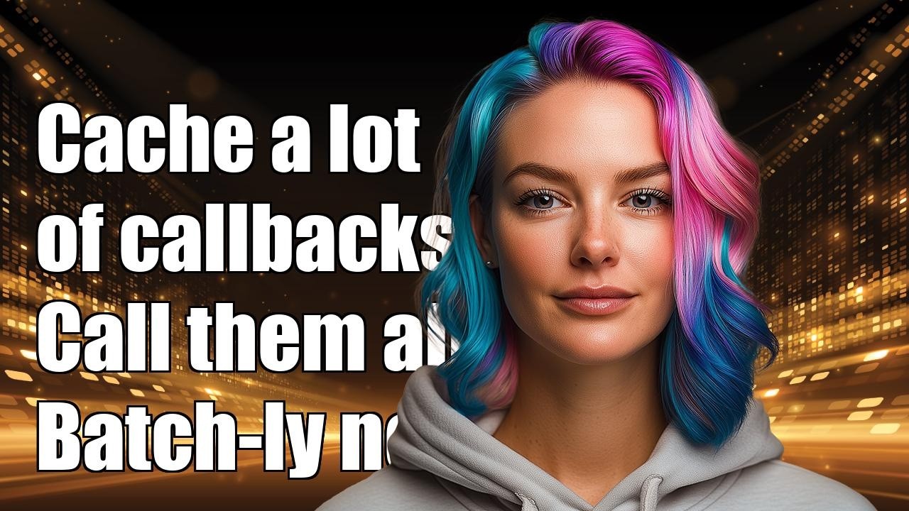 Cache a lot of callback, then call them all batch-ly without v-table cost