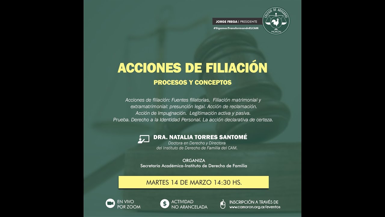 ACCIONES DE FILIACIÓN