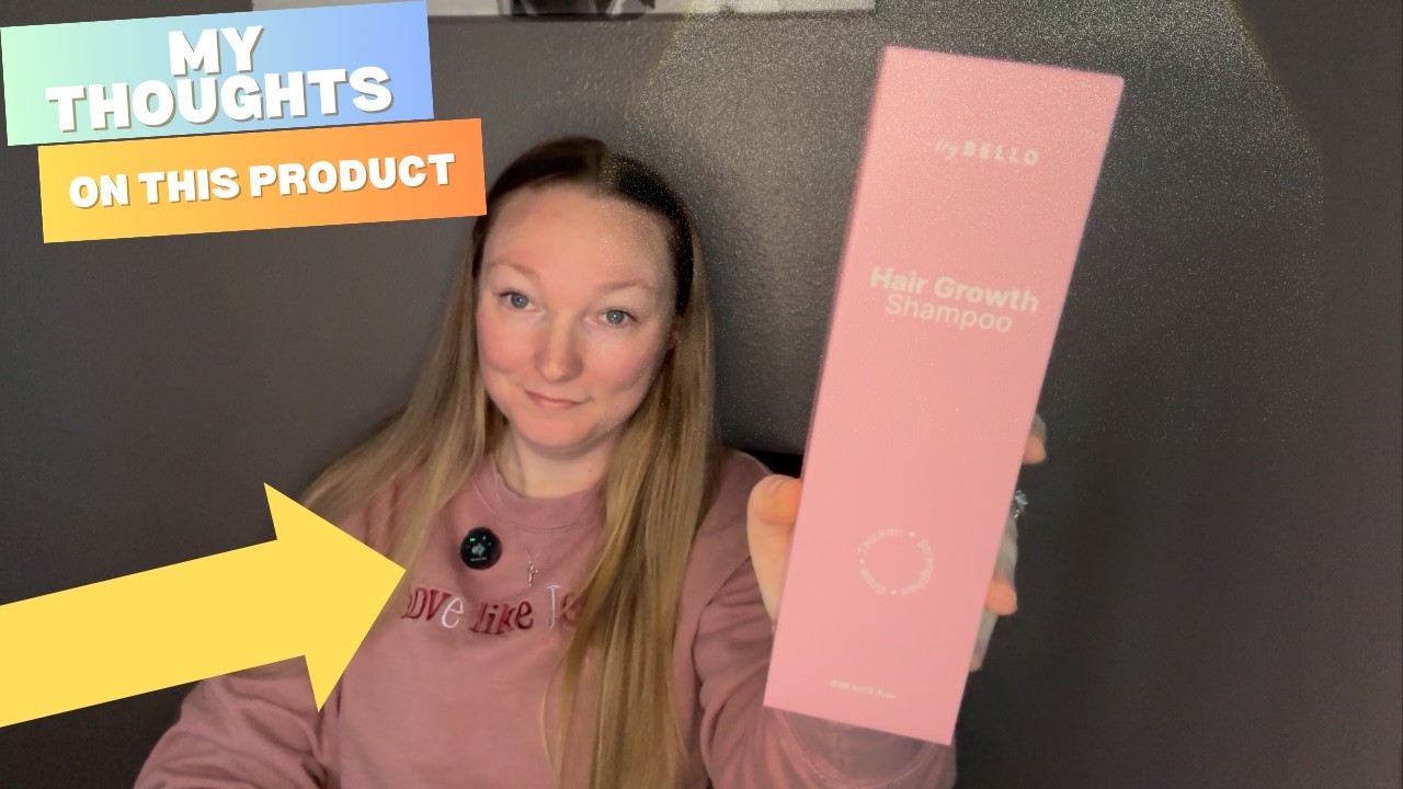 Trybello Hair Growth Shampoo | Natural Thickening & Scalp Detox Review #ad #amazoninfluencer