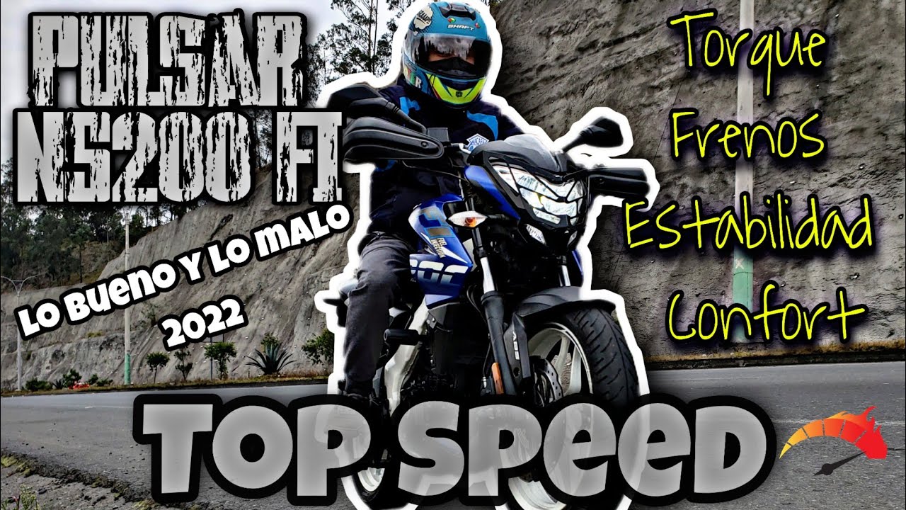 Prueba de manejo NS200 FI 2022 | TOP SPEED + ficha técnica + lo bueno y malo 2022
