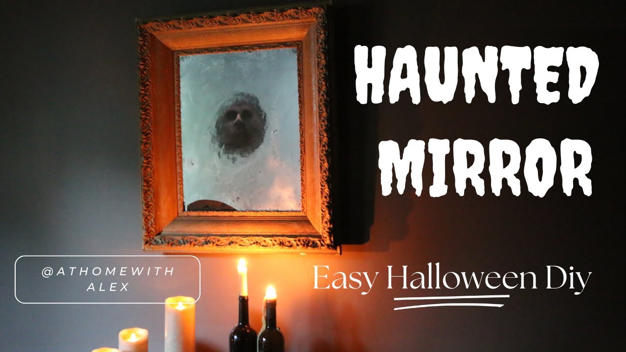 Haunted mirror tutorial 👻 SUPER CREEPY!