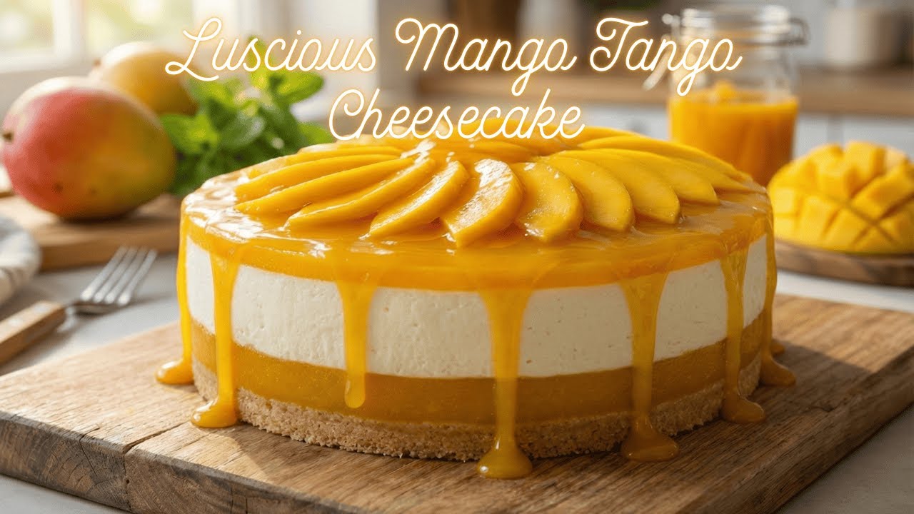 One Bite = Mango Heaven 🥭 | Mango Tango Cheesecake