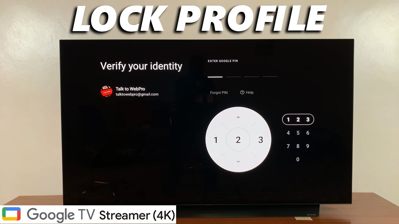 How To Lock Profile On Google TV Streamer 4K