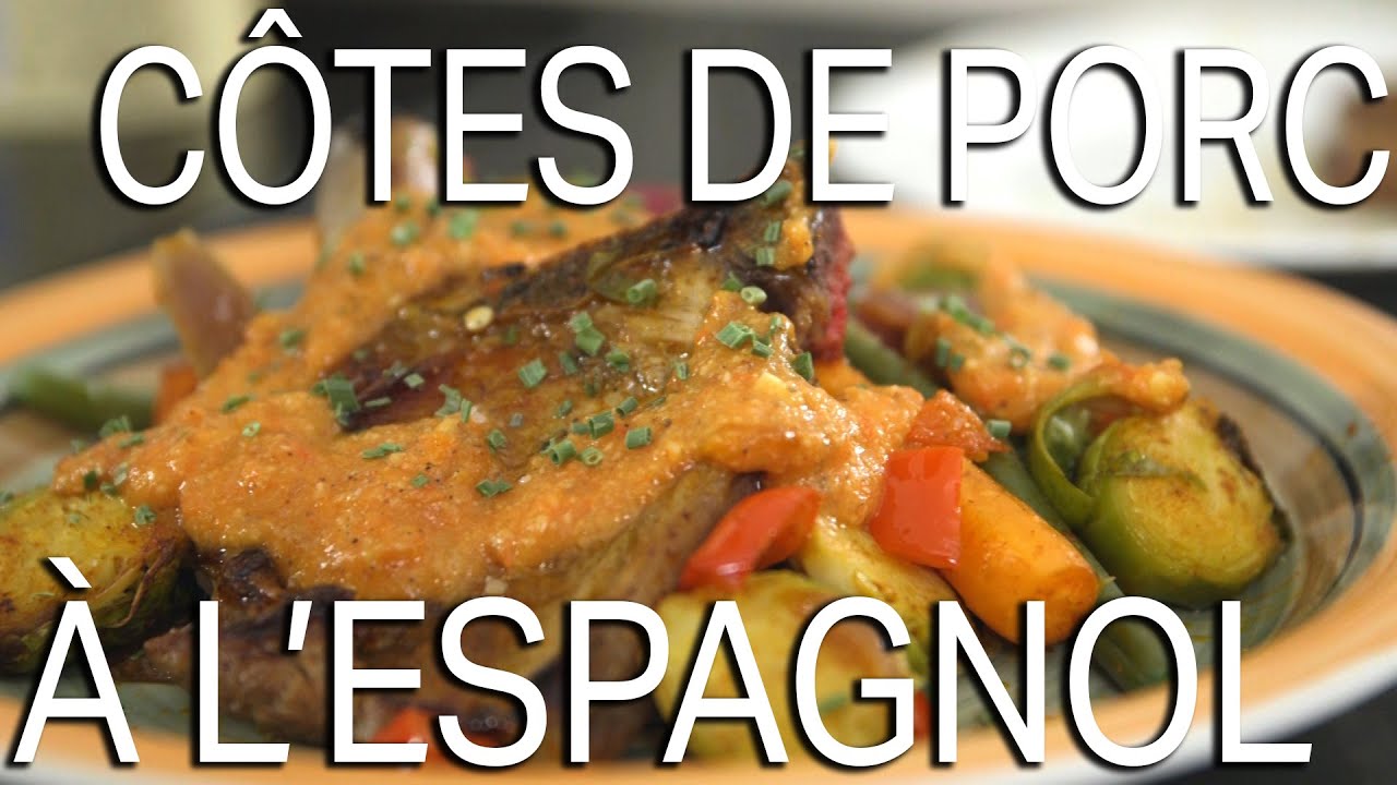 Recette côtes de porc à l'espagnol // LA CUISINE DE TRYPHON & SIMON