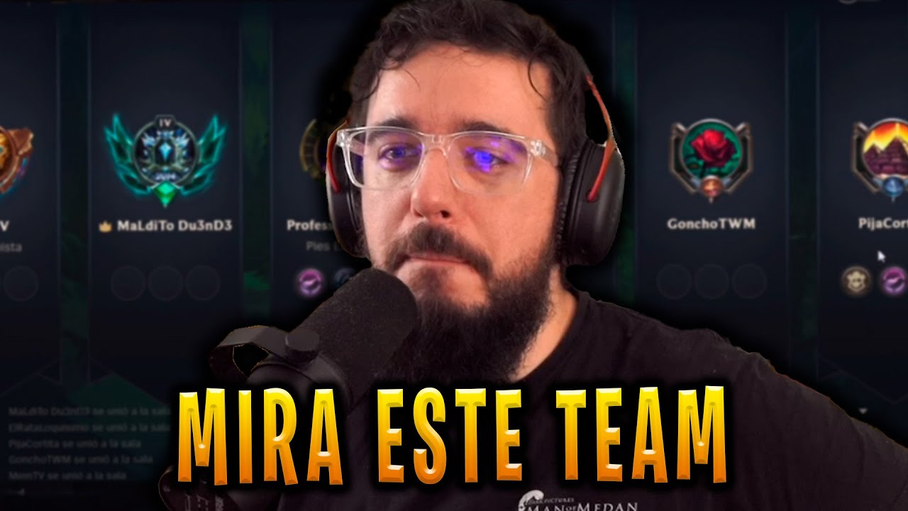 NUNCA ANTES VISTO-LEAGUE OF LEGENDS CON GONCHO, EL DEMENTE, EL RATA,MEINTV