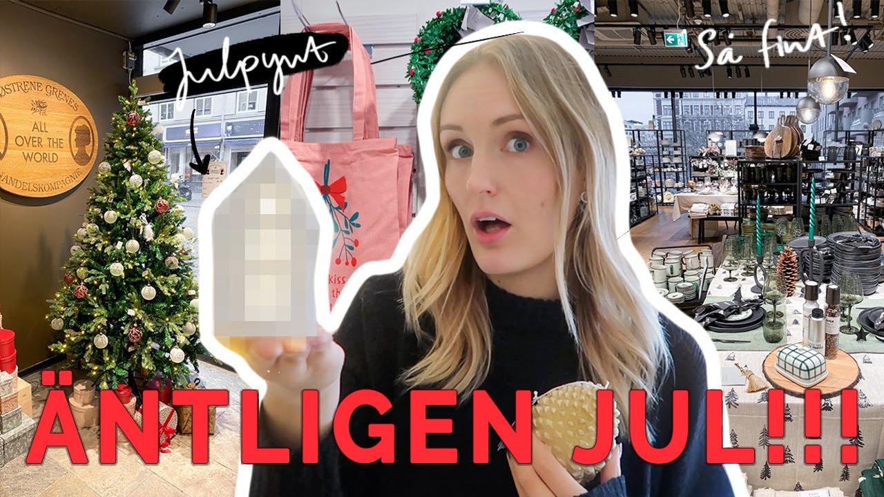 JULSHOPPA MED MIG!! Dekorationer och julpynt till lägenheten *wow*