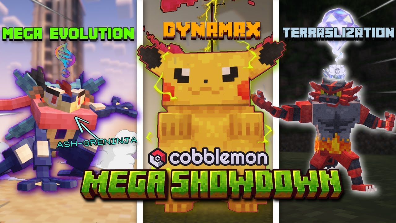 A Very Scuffed Pokémon Mega Showdown Guide For Cobblemon! (Mega Evolution, Dynamax, Z-Moves, etc)
