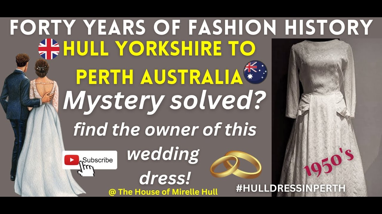 Find The Bride! 1950s Wedding Dress Fashion/Perth Australia/Ten Pound Poms/History Migration Hull UK