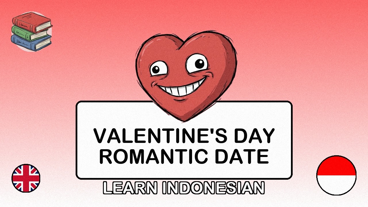 🇬🇧→🇮🇩 Learn Indonesian - Valentine's Day Romantic Date