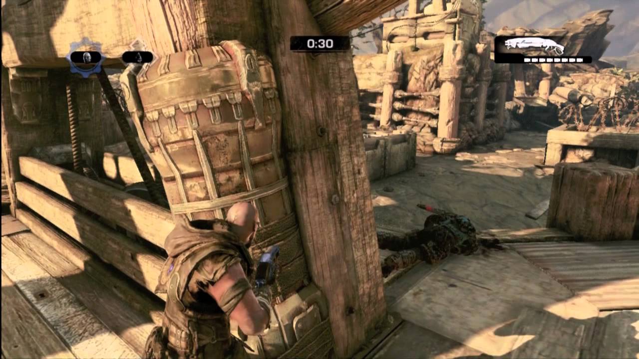 Gears of War 3: HARDCORE Playlist - Gnasher Only! (Gameplay / Live Commentary)