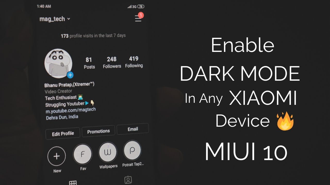 Enable Dark Mode In Redmi 4 or Any Xiaomi Device(MIUI 10)|Instagram Dark mode Working(NO ROOT)
