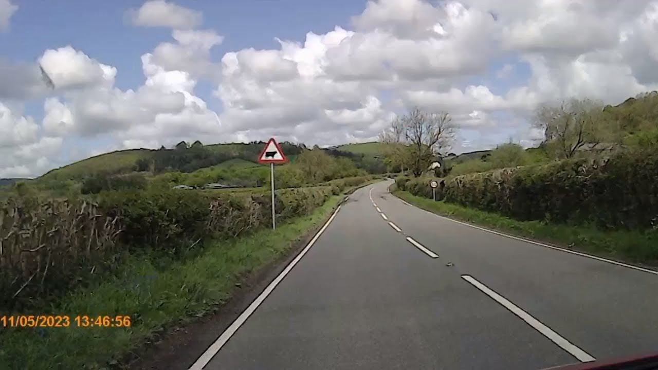 Llandeilo to Cwmann (B4302 - A482), Timelapse to Music