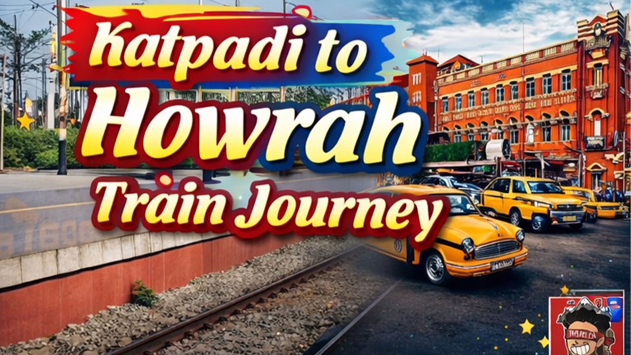 Traveler PK | From Katpadi to Howrah  South to East Rail Adventure