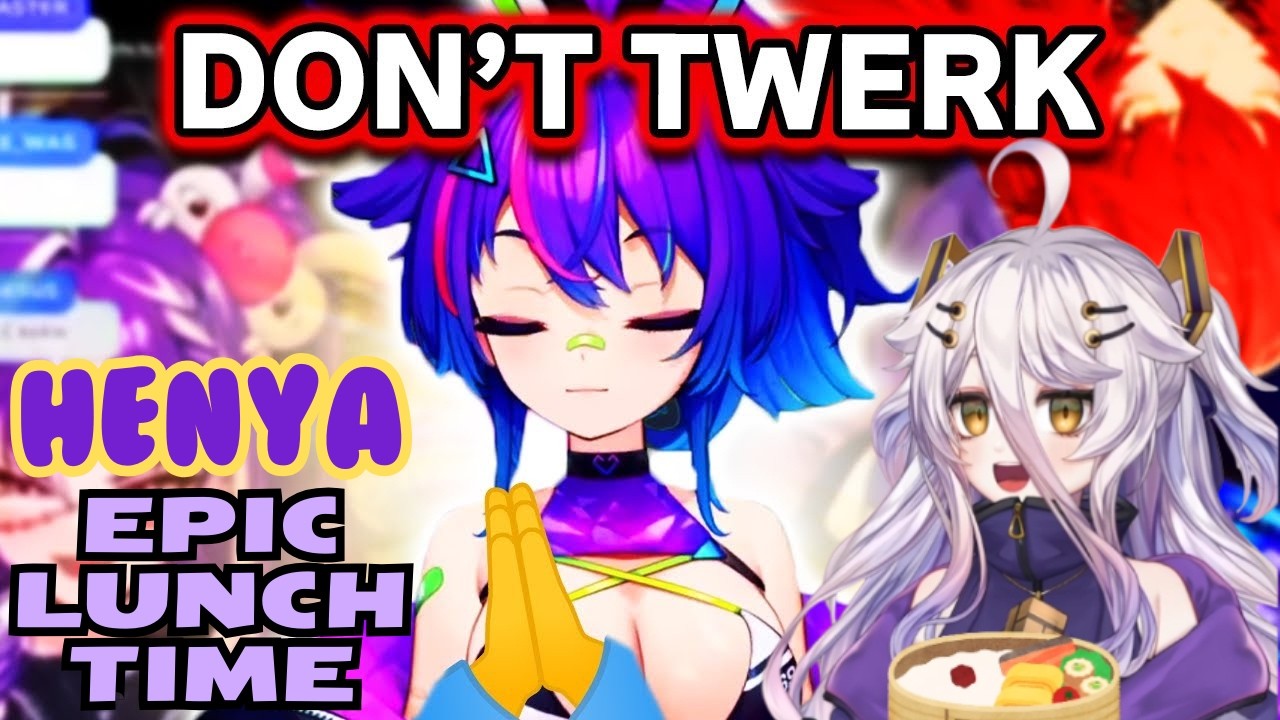 EPIC LUNCH TIME! Henya Reacts to Best of VShojo Clips (Melody Is Now The Purest)