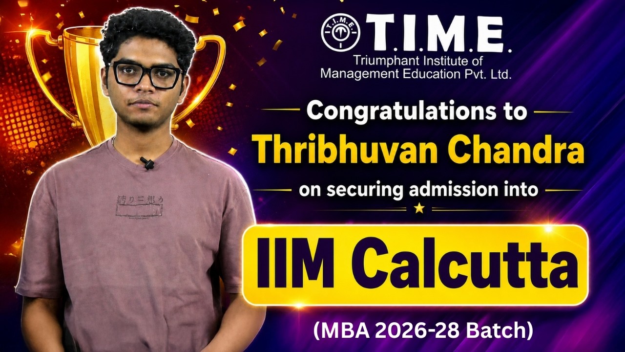 От подготовки к CAT до поступления в IIM Calcutta | История успеха Трибхувана Чандры | Выпуск MBA...